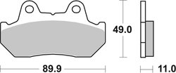 Set placute frana Brembo 07HO10SP