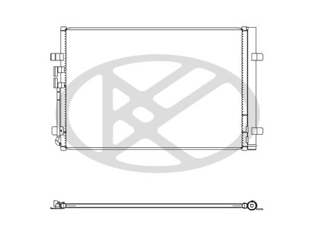 RADIATOR CLIMATIZARE KOYORAD CD451196 - Piesa auto compatibila cu mai multe marci