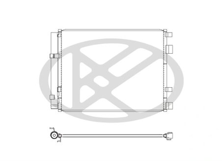 RADIATOR CLIMATIZARE KOYORAD CD810707 - Compatibil cu HYUNDAI