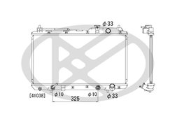 RADIATOR RACIRE MOTOR KOYORAD PL080517 - Compatibil cu HONDA