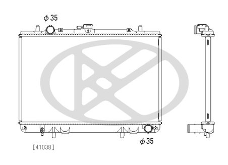 Radiator racire motor KOYORAD PL033109