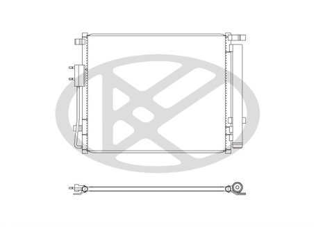 RADIATOR CLIMATIZARE KOYORAD CD810706 - Compatibil cu HYUNDAI