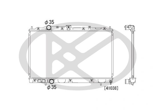 Radiator racire motor KOYORAD PL030610