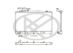RADIATOR RACIRE MOTOR KOYORAD PL062694 - Compatibil cu MAZDA