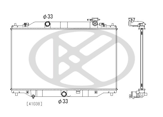 Radiator racire motor KOYORAD PL063433