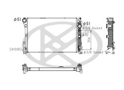 Radiator racire motor KOYORAD PL412485