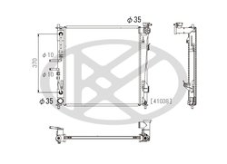Radiator racire motor KOYORAD PL812565