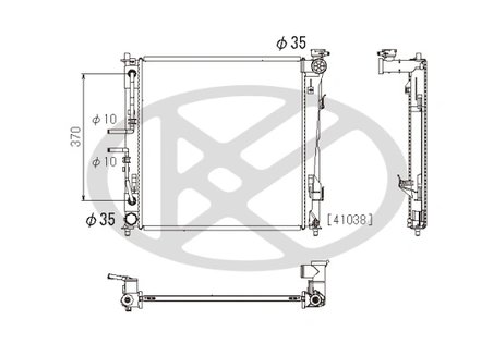Radiator racire motor KOYORAD PL812565