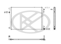 Radiator racire motor KOYORAD PL413950