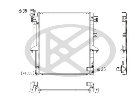 Radiator racire motor KOYORAD PL032310