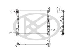 Radiator racire motor KOYORAD PL332560
