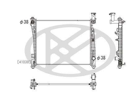 Radiator racire motor KOYORAD PL332560