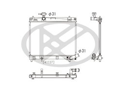 Radiator racire motor KOYORAD PL012628