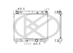 Radiator racire motor KOYORAD PL012487