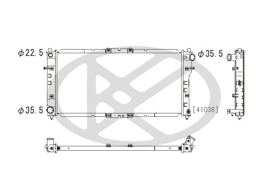 Radiator racire motor KOYORAD PL062718