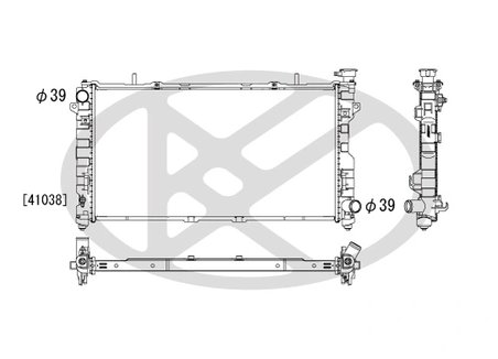 Radiator racire motor KOYORAD PL331842