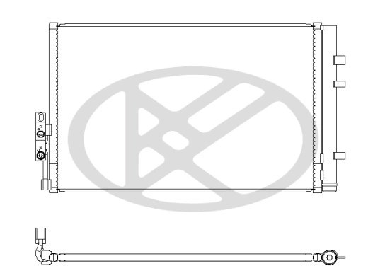RADIATOR CLIMATIZARE KOYORAD CD421004 - Piesa auto compatibila cu mai multe marci
