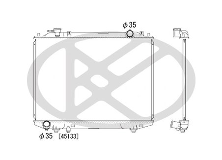 Radiator racire motor KOYORAD PL061456