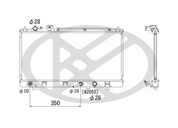 Radiator racire motor KOYORAD PL061580