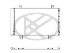 RADIATOR CLIMATIZARE KOYORAD CD010889 - Compatibil cu LEXUS