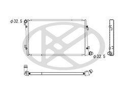 Radiator racire motor KOYORAD PL442472