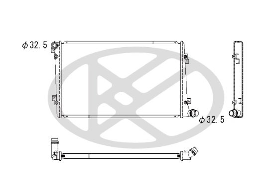Radiator racire motor KOYORAD PL442472