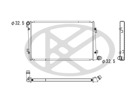 Radiator racire motor KOYORAD PL442472