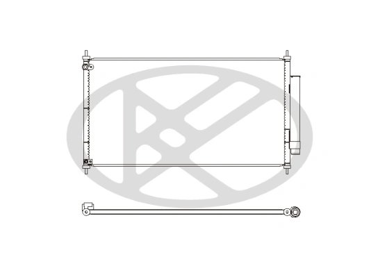 RADIATOR CLIMATIZARE KOYORAD CD080672 - Compatibil cu HONDA