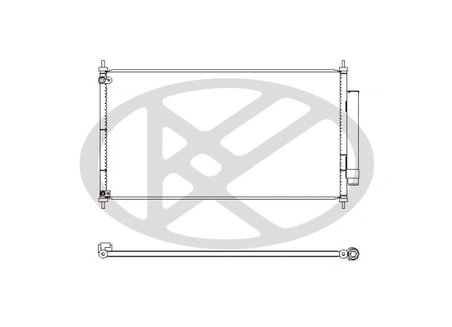 RADIATOR CLIMATIZARE KOYORAD CD080672 - Compatibil cu HONDA