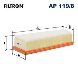 Filtru aer Filtron AP 119/8