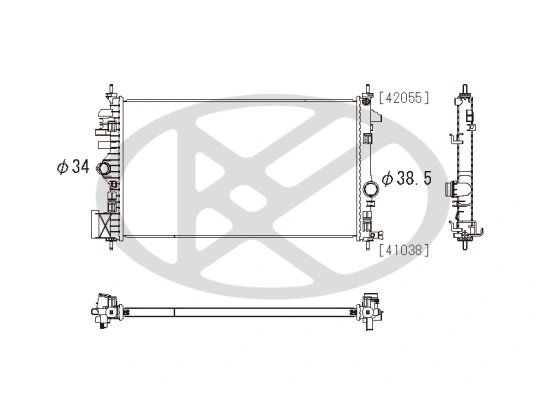 Radiator racire motor KOYORAD PL462648