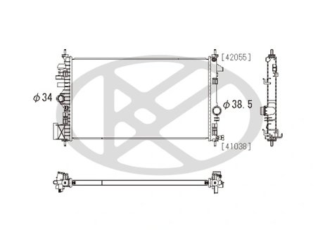 Radiator racire motor KOYORAD PL462648