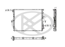 Radiator racire motor KOYORAD PL452406
