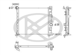 Radiator racire motor KOYORAD PL462795