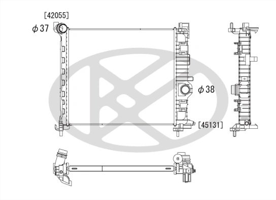 Radiator racire motor KOYORAD PL462795