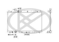 RADIATOR RACIRE MOTOR KOYORAD PL082616 - Compatibil cu HONDA