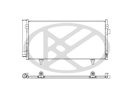 RADIATOR CLIMATIZARE KOYORAD CD090468 - Piesa auto compatibila cu mai multe marci
