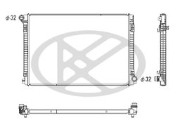 Radiator racire motor KOYORAD PL453555