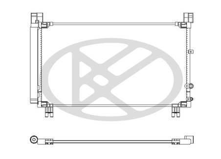 RADIATOR CLIMATIZARE KOYORAD CD010896 - Compatibil cu LEXUS