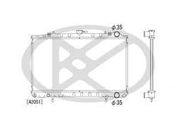 Radiator racire motor KOYORAD PL020172