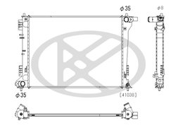 Radiator racire motor KOYORAD PL813466