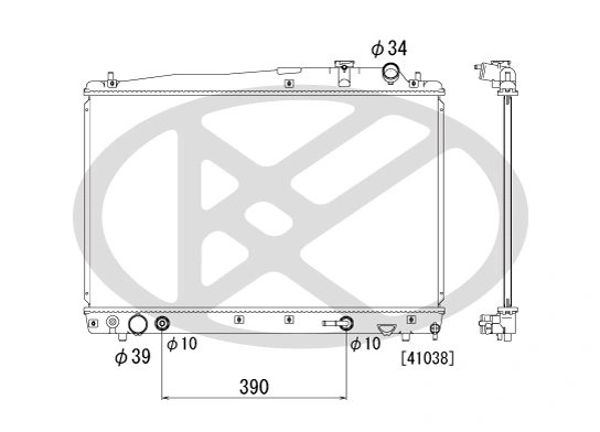 Radiator racire motor KOYORAD PL010988
