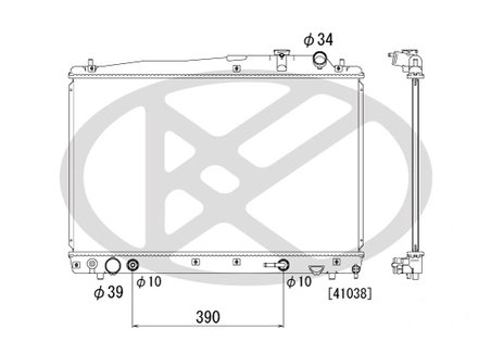 Radiator racire motor KOYORAD PL010988