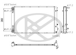 Radiator racire motor KOYORAD PL823453