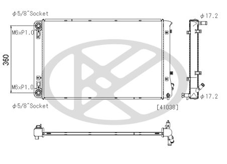 Radiator racire motor KOYORAD PL823453