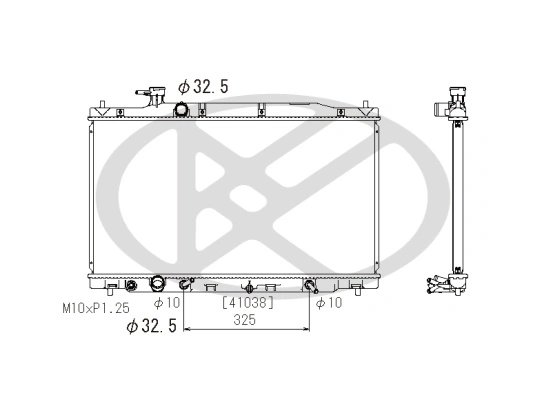 Radiator racire motor KOYORAD PL082603