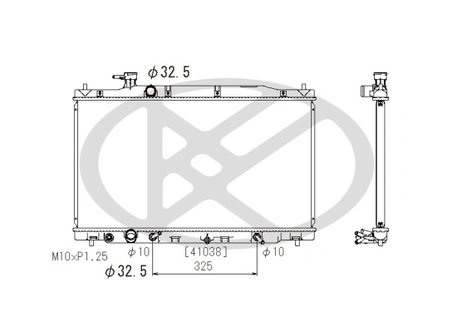 Radiator racire motor KOYORAD PL082603