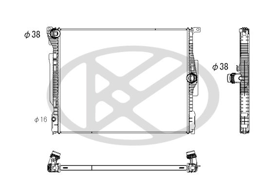Radiator racire motor KOYORAD PL423714