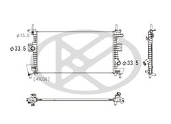 Radiator racire motor KOYORAD PL322656R