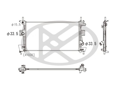 RADIATOR RACIRE MOTOR KOYORAD PL322656R - Compatibil cu FORD